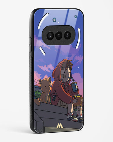 Anime Boy Lo Fi Glass Case Phone Cover (Nothing)