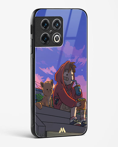 Anime Boy Lo Fi Glass Case Phone Cover (OnePlus)