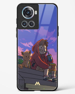 Anime Boy Lo Fi Glass Case Phone Cover (OnePlus)