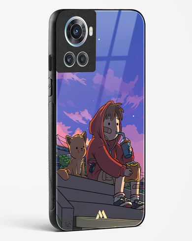 Anime Boy Lo Fi Glass Case Phone Cover (OnePlus)