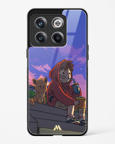 Anime Boy Lo Fi Glass Case Phone Cover (OnePlus)