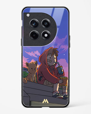 Anime Boy Lo Fi Glass Case Phone Cover (OnePlus)