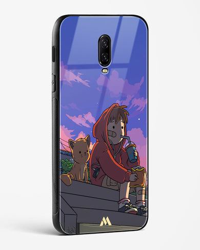 Anime Boy Lo Fi Glass Case Phone Cover (OnePlus)