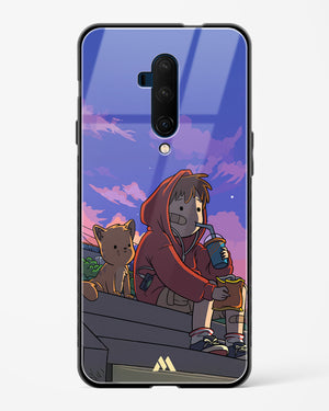 Anime Boy Lo Fi Glass Case Phone Cover (OnePlus)