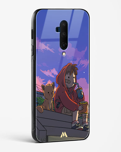 Anime Boy Lo Fi Glass Case Phone Cover (OnePlus)