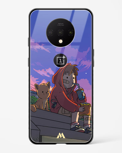 Anime Boy Lo Fi Glass Case Phone Cover (OnePlus)