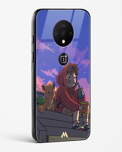 Anime Boy Lo Fi Glass Case Phone Cover (OnePlus)