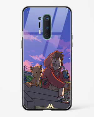 Anime Boy Lo Fi Glass Case Phone Cover (OnePlus)