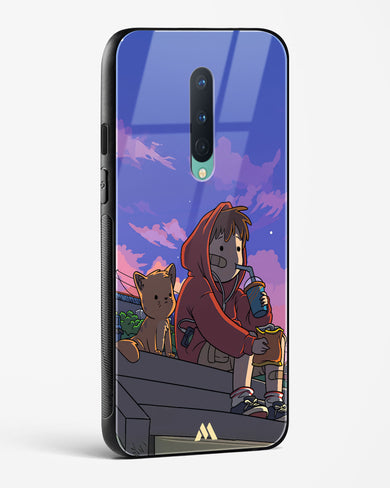 Anime Boy Lo Fi Glass Case Phone Cover (OnePlus)