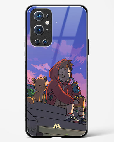 Anime Boy Lo Fi Glass Case Phone Cover (OnePlus)