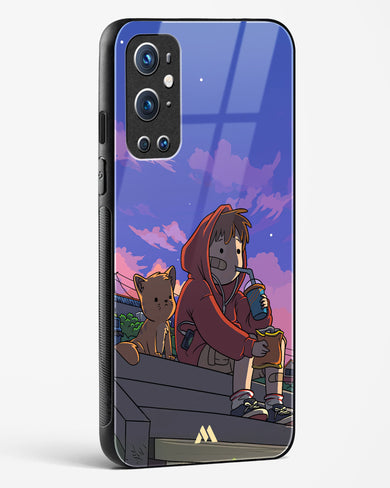 Anime Boy Lo Fi Glass Case Phone Cover (OnePlus)