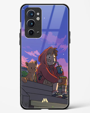 Anime Boy Lo Fi Glass Case Phone Cover (OnePlus)