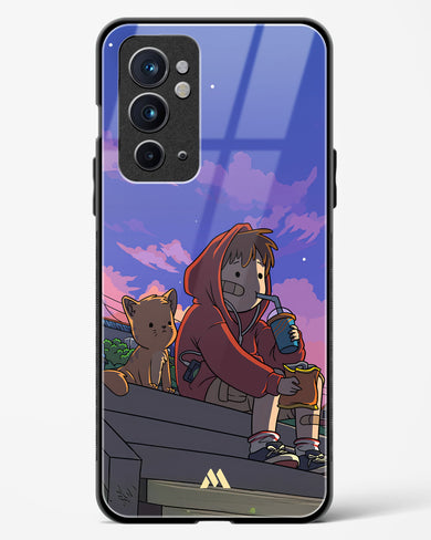 Anime Boy Lo Fi Glass Case Phone Cover (OnePlus)