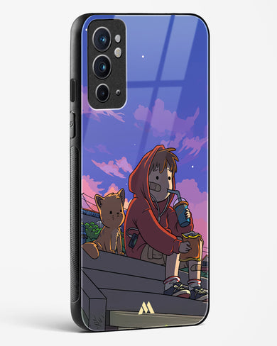 Anime Boy Lo Fi Glass Case Phone Cover (OnePlus)