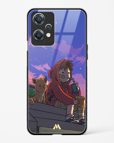 Anime Boy Lo Fi Glass Case Phone Cover (OnePlus)