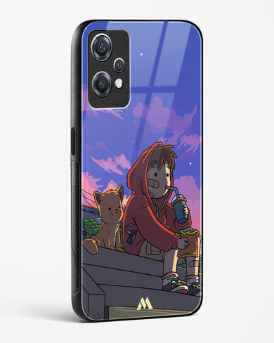 Anime Boy Lo Fi Glass Case Phone Cover (OnePlus)