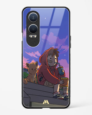 Anime Boy Lo Fi Glass Case Phone Cover (OnePlus)