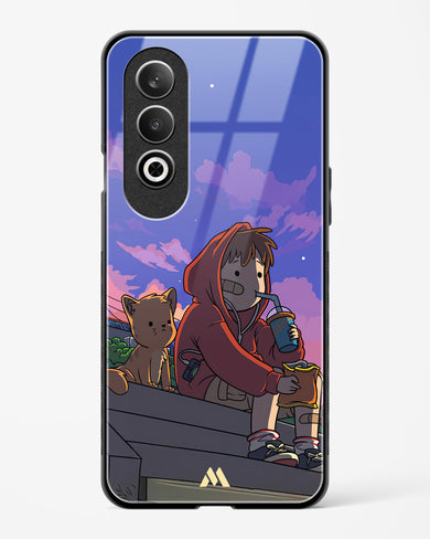 Anime Boy Lo Fi Glass Case Phone Cover (OnePlus)
