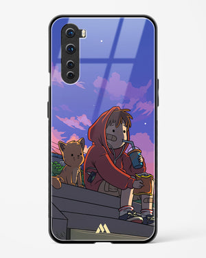 Anime Boy Lo Fi Glass Case Phone Cover (OnePlus)