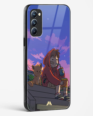 Anime Boy Lo Fi Glass Case Phone Cover (Oppo)