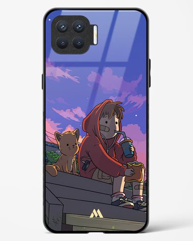 Anime Boy Lo Fi Glass Case Phone Cover (Oppo)