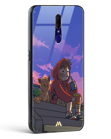 Anime Boy Lo Fi Glass Case Phone Cover (Oppo)