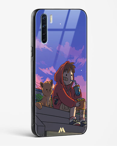 Anime Boy Lo Fi Glass Case Phone Cover (Oppo)