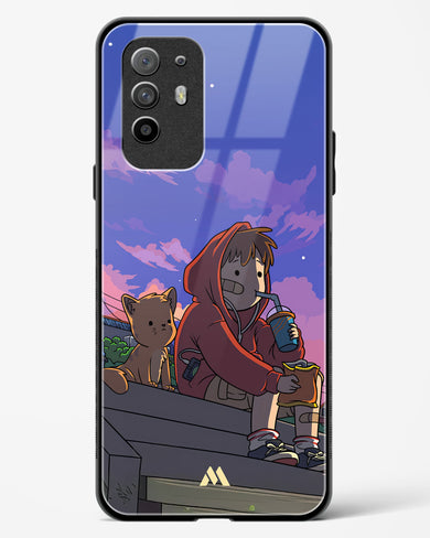 Anime Boy Lo Fi Glass Case Phone Cover (Oppo)