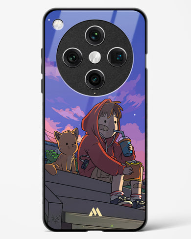Anime Boy Lo Fi Glass Case Phone Cover (Oppo)