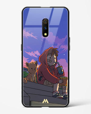 Anime Boy Lo Fi Glass Case Phone Cover (Oppo)