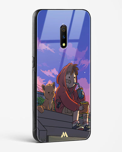 Anime Boy Lo Fi Glass Case Phone Cover (Oppo)