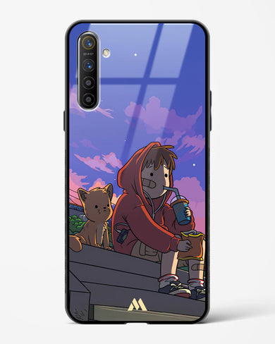 Anime Boy Lo Fi Glass Case Phone Cover (Oppo)