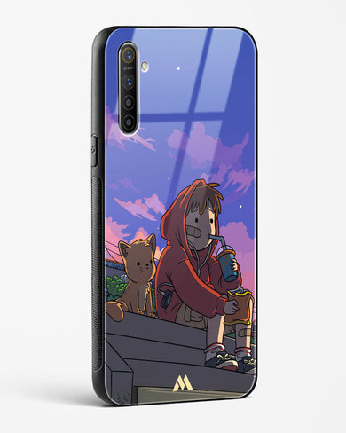 Anime Boy Lo Fi Glass Case Phone Cover (Oppo)