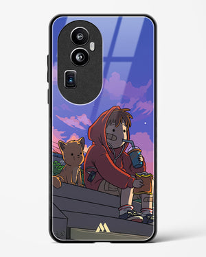 Anime Boy Lo Fi Glass Case Phone Cover (Oppo)