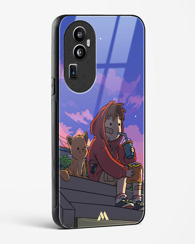 Anime Boy Lo Fi Glass Case Phone Cover (Oppo)