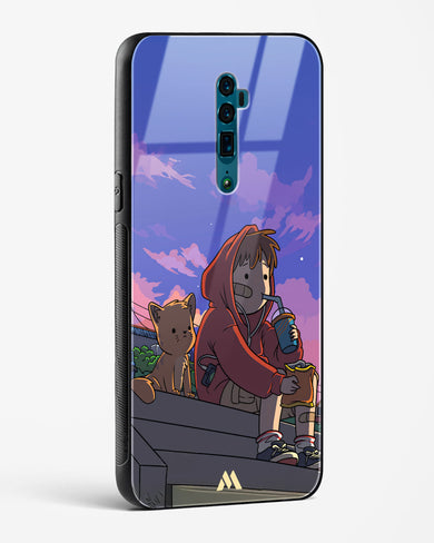 Anime Boy Lo Fi Glass Case Phone Cover (Oppo)