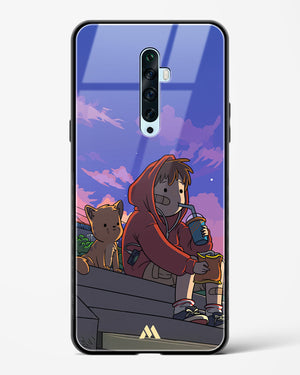 Anime Boy Lo Fi Glass Case Phone Cover (Oppo)