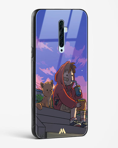 Anime Boy Lo Fi Glass Case Phone Cover (Oppo)