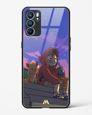 Anime Boy Lo Fi Glass Case Phone Cover (Oppo)