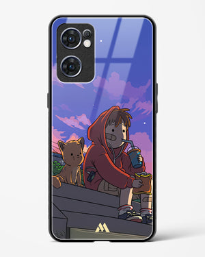 Anime Boy Lo Fi Glass Case Phone Cover (Oppo)