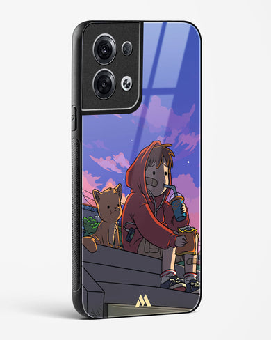 Anime Boy Lo Fi Glass Case Phone Cover (Oppo)