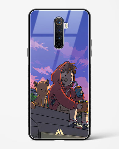 Anime Boy Lo Fi Glass Case Phone Cover (Oppo)