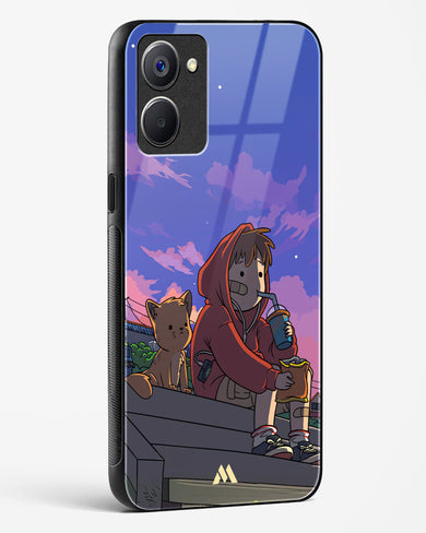 Anime Boy Lo Fi Glass Case Phone Cover (Realme)