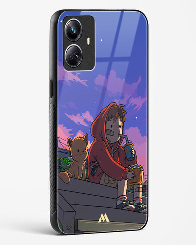 Anime Boy Lo Fi Glass Case Phone Cover (Realme)