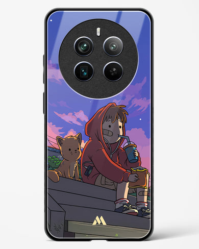 Anime Boy Lo Fi Glass Case Phone Cover (Realme)