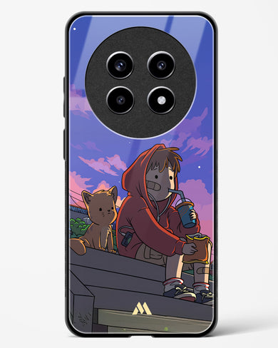 Anime Boy Lo Fi Glass Case Phone Cover (Realme)