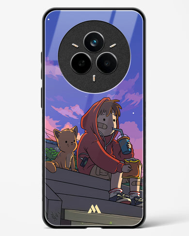 Anime Boy Lo Fi Glass Case Phone Cover (Realme)