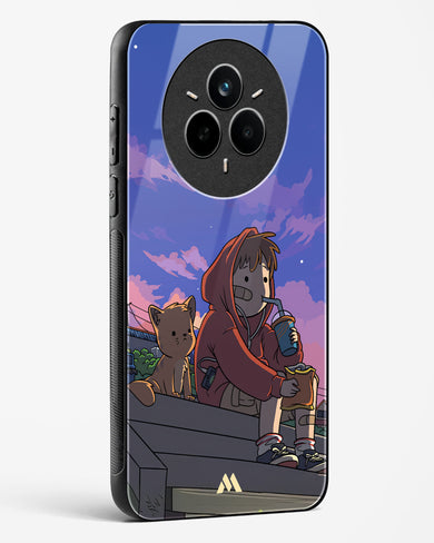 Anime Boy Lo Fi Glass Case Phone Cover (Realme)