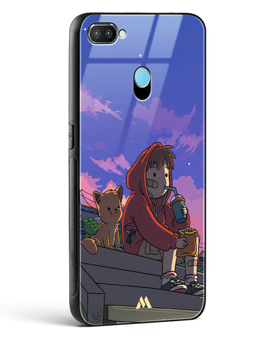 Anime Boy Lo Fi Glass Case Phone Cover (Realme)
