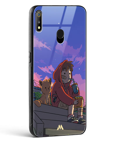 Anime Boy Lo Fi Glass Case Phone Cover (Realme)